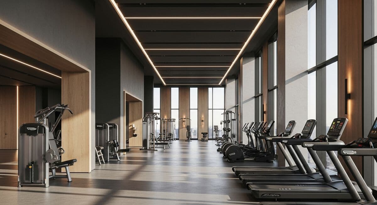 Pro Fitness Repair technician servicing residential gym equipment